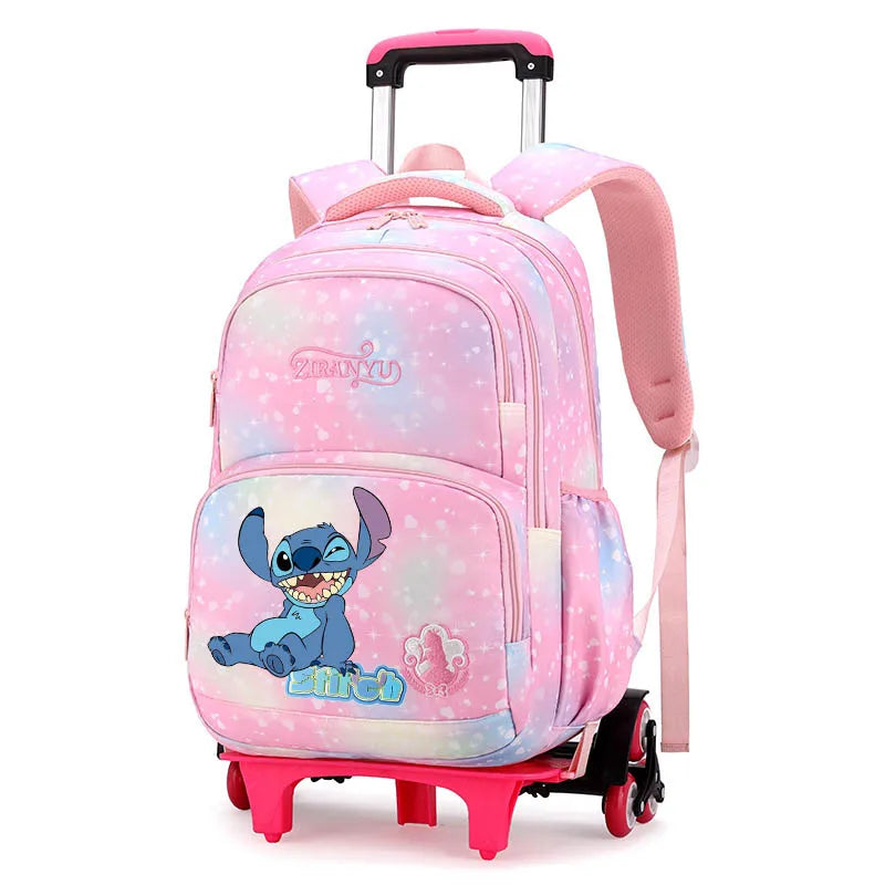 Batoh s potiskem Stitch na kolečkách