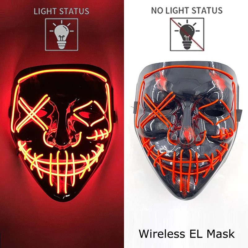 Neonová Led maska