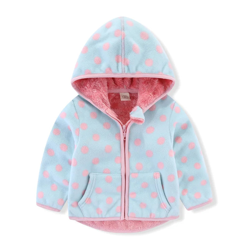 Fleece bunda se vzorem