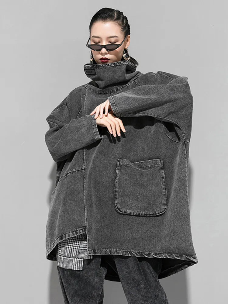 Dámská denim mikina