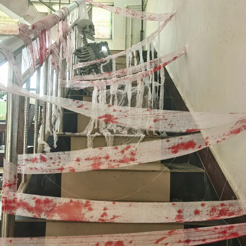 Páska Warning na Halloween