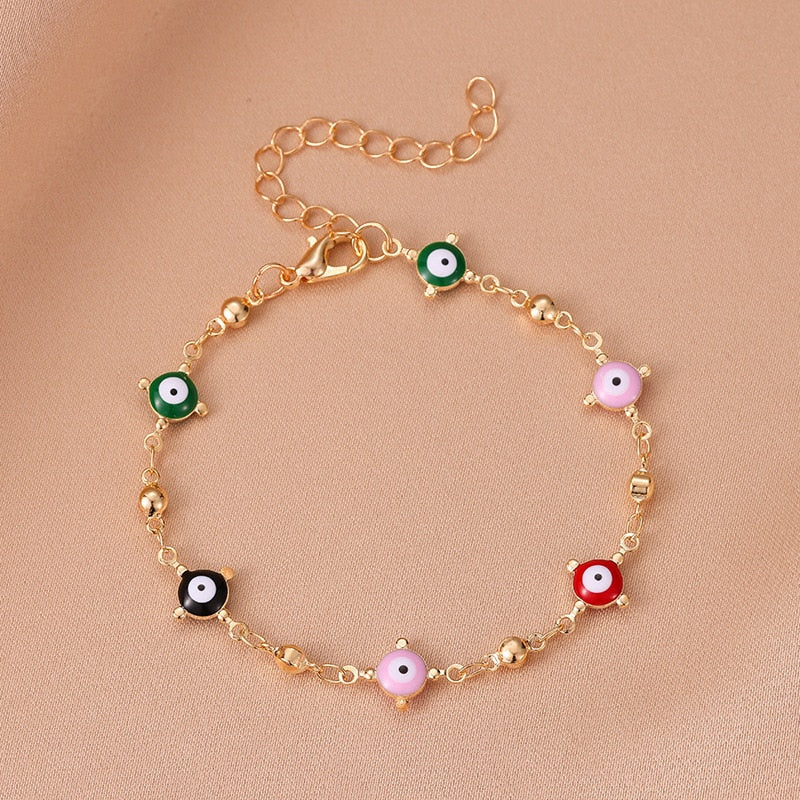 Jednoduchý náramek Evil eye