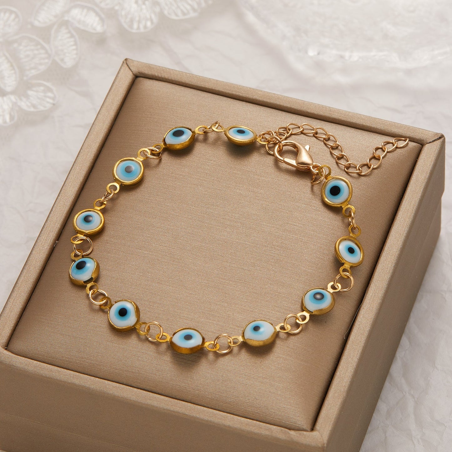 Jednoduchý náramek Evil eye