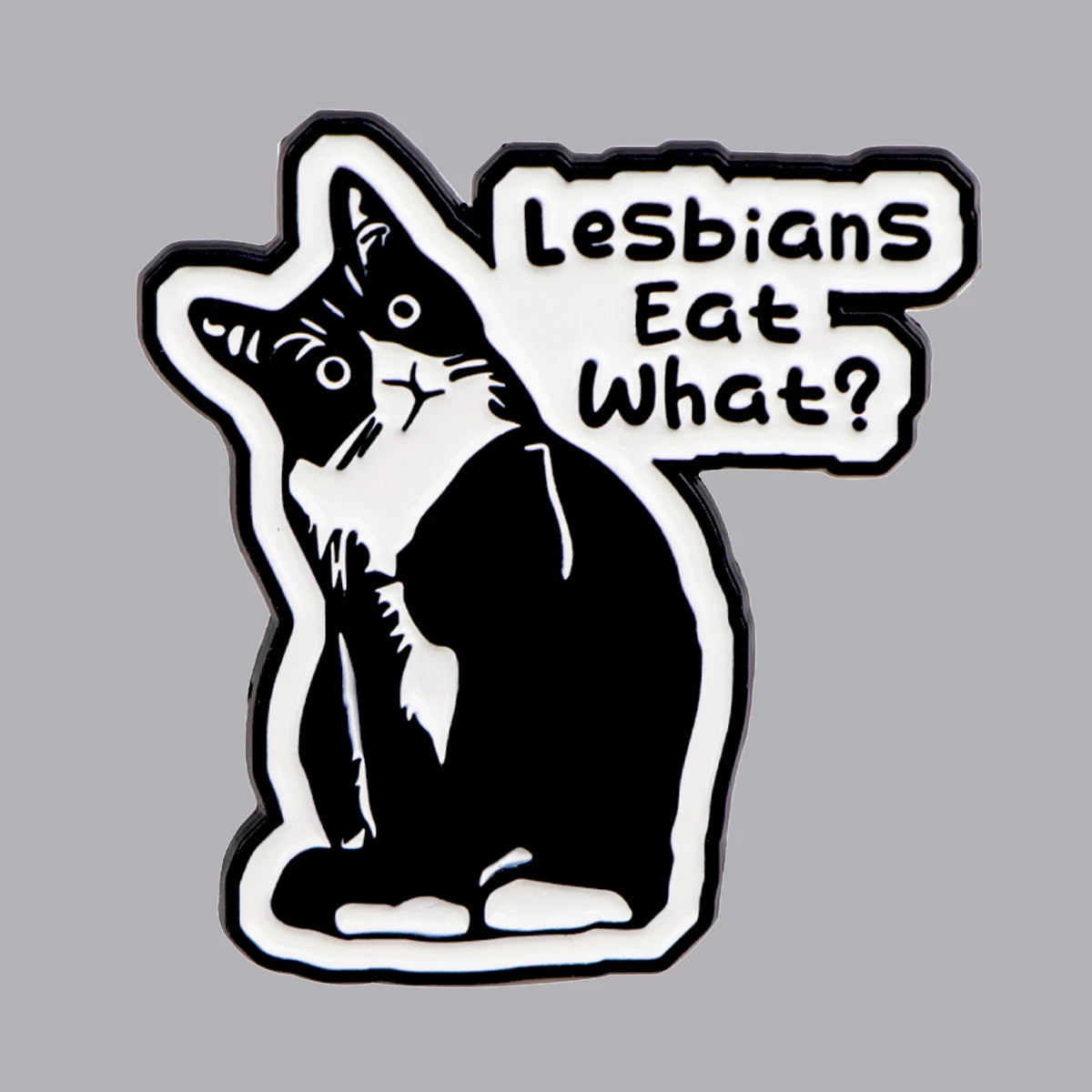 Odznak Lesbians eat what