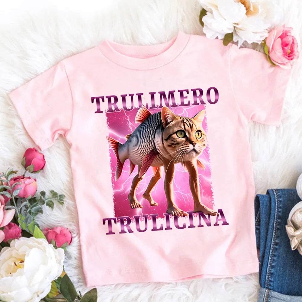 Dětské triko s potiskem Italian Brainrot