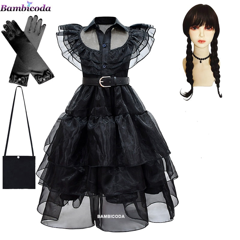 Dívčí kostým Wednesday