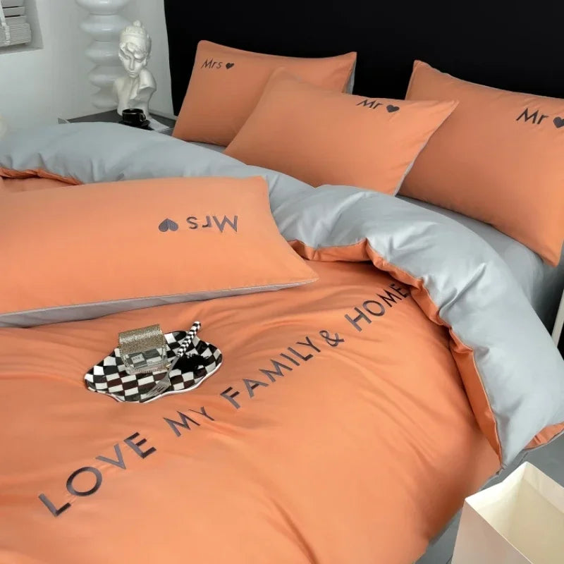 Luxusní barevné povlečení
