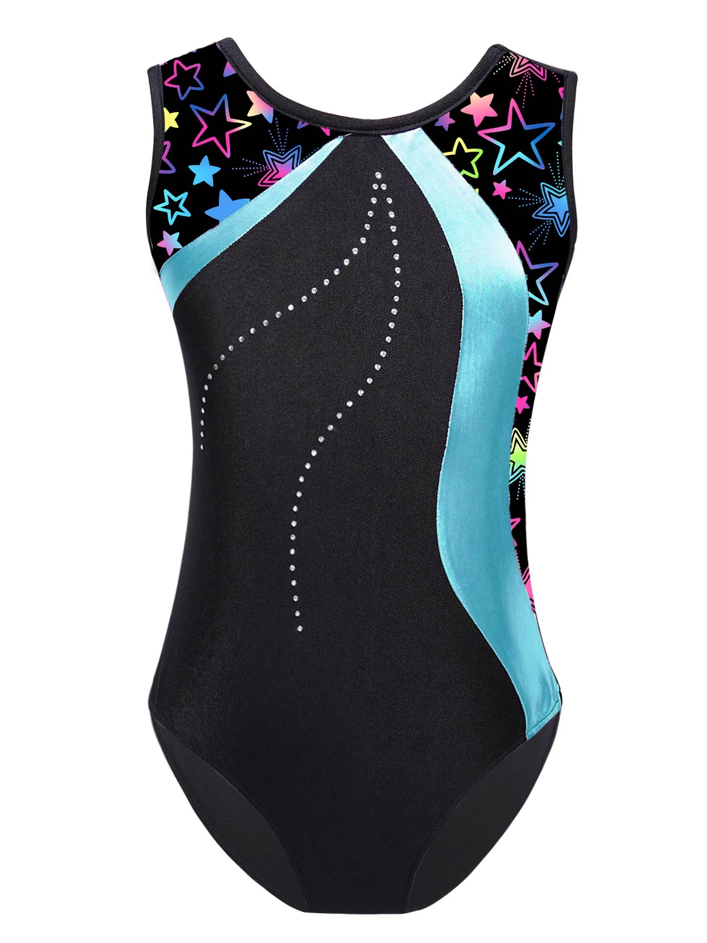 Dívčí trikot na gymnastiku s kraťasy