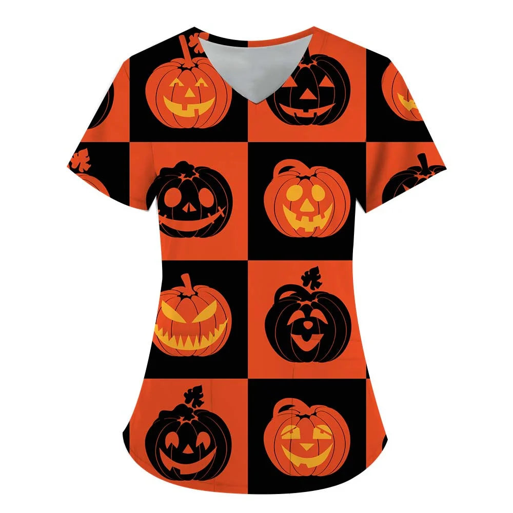 Dámské triko se vzorem Halloween