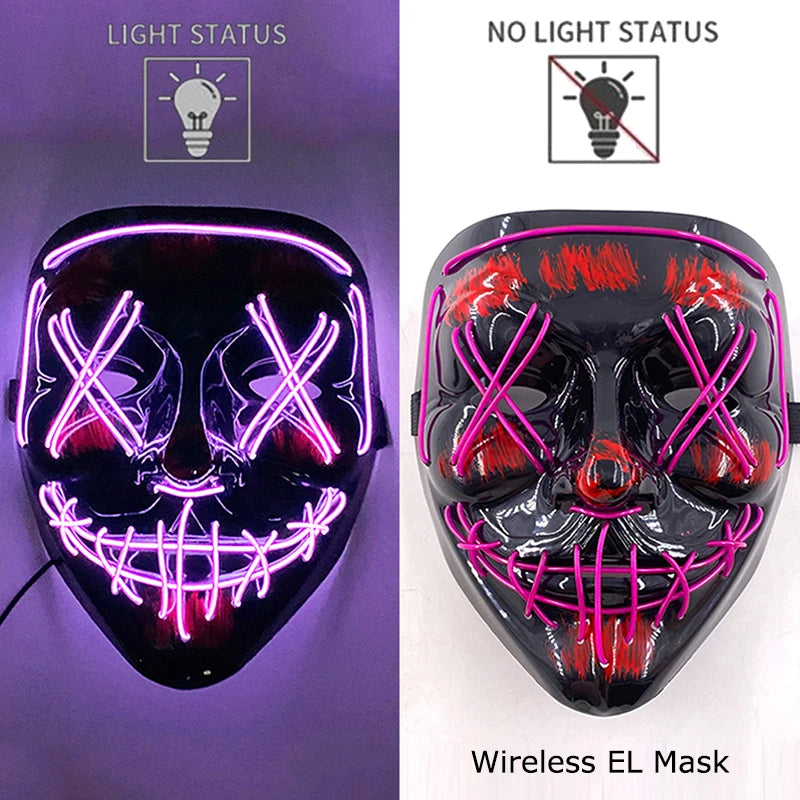 Neonová Led maska