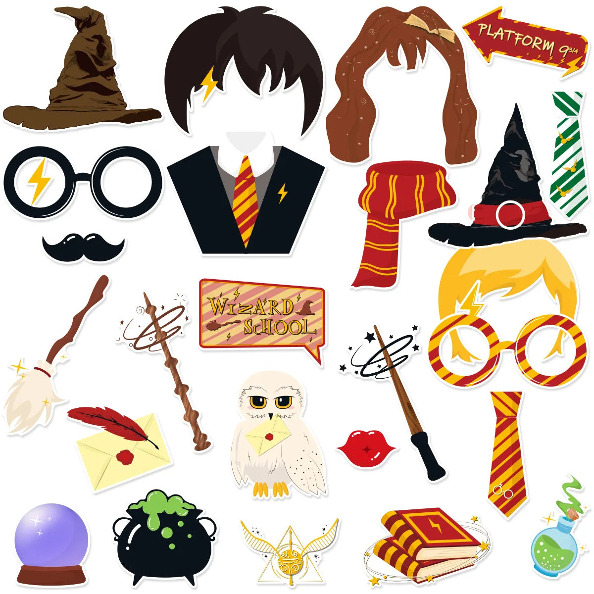 Doplňky na oslavu Harry Potter