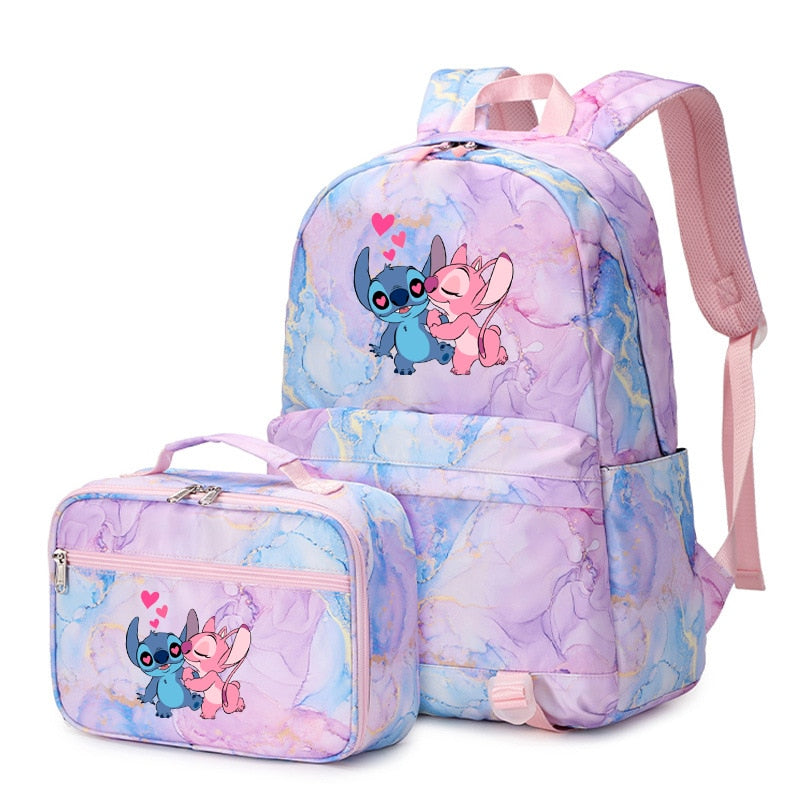 Školní batoh a taška na oběd Stitch