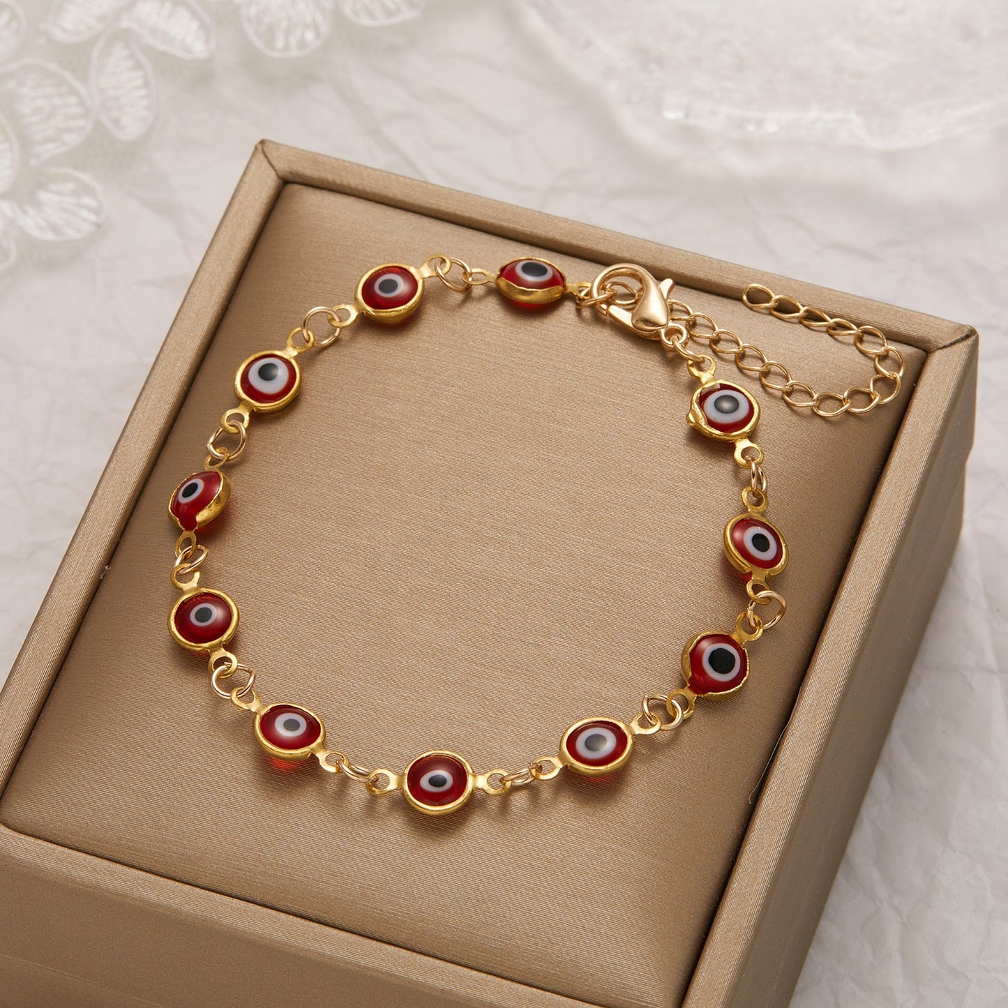 Jednoduchý náramek Evil eye