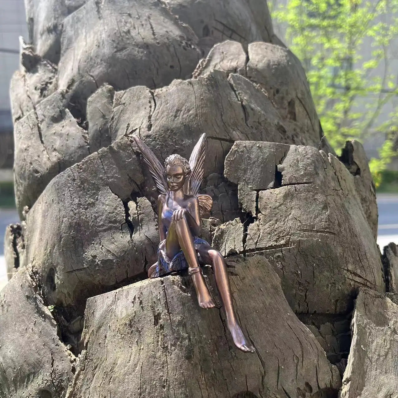 Socha na zahradu víla