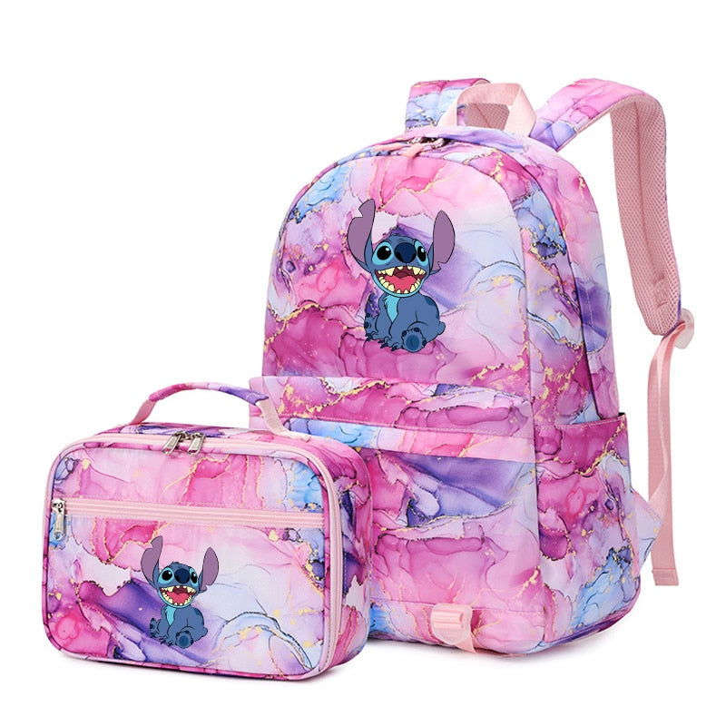 Školní batoh a taška na oběd Stitch