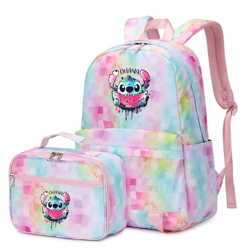 Školní batoh a taška na oběd Stitch