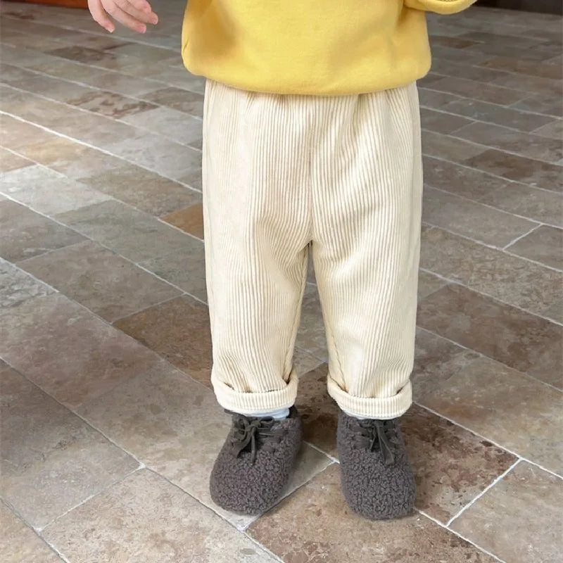 Dětské manšestrové kalhoty