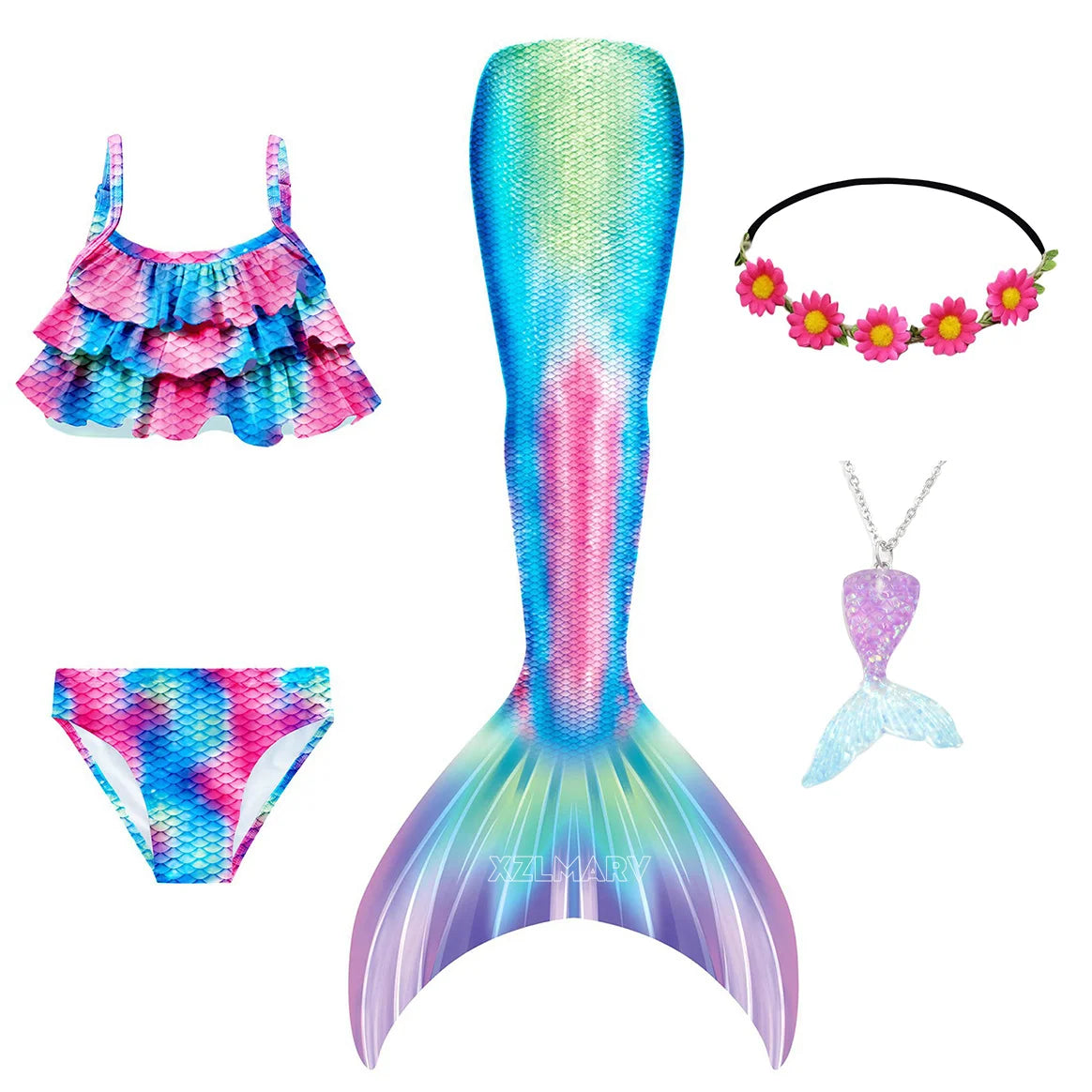 Dívčí plavky mořské panny