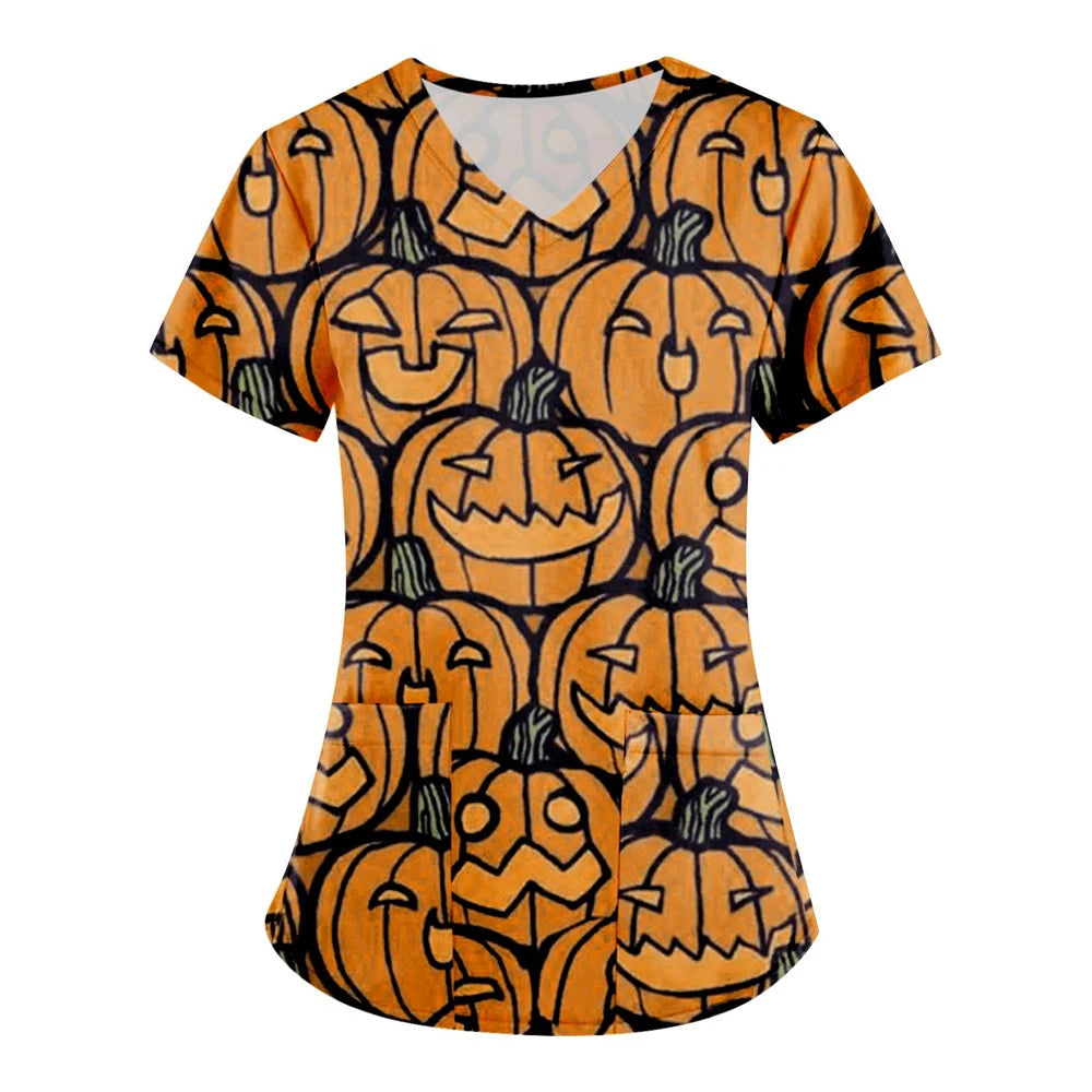 Dámské triko se vzorem Halloween