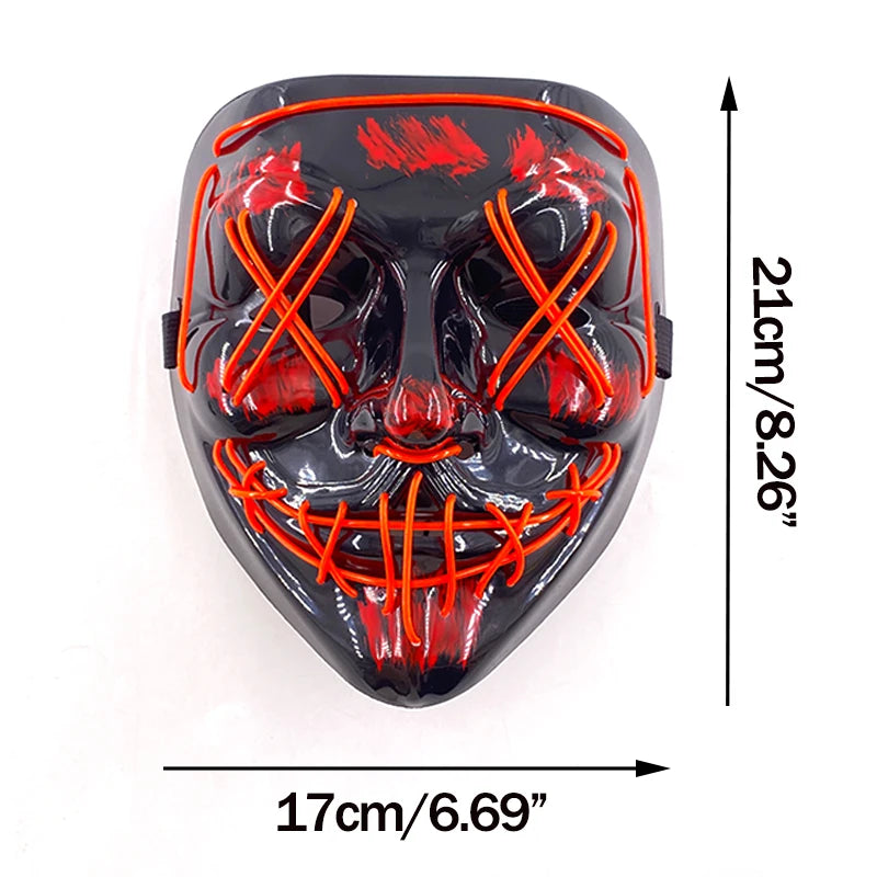 Neonová Led maska