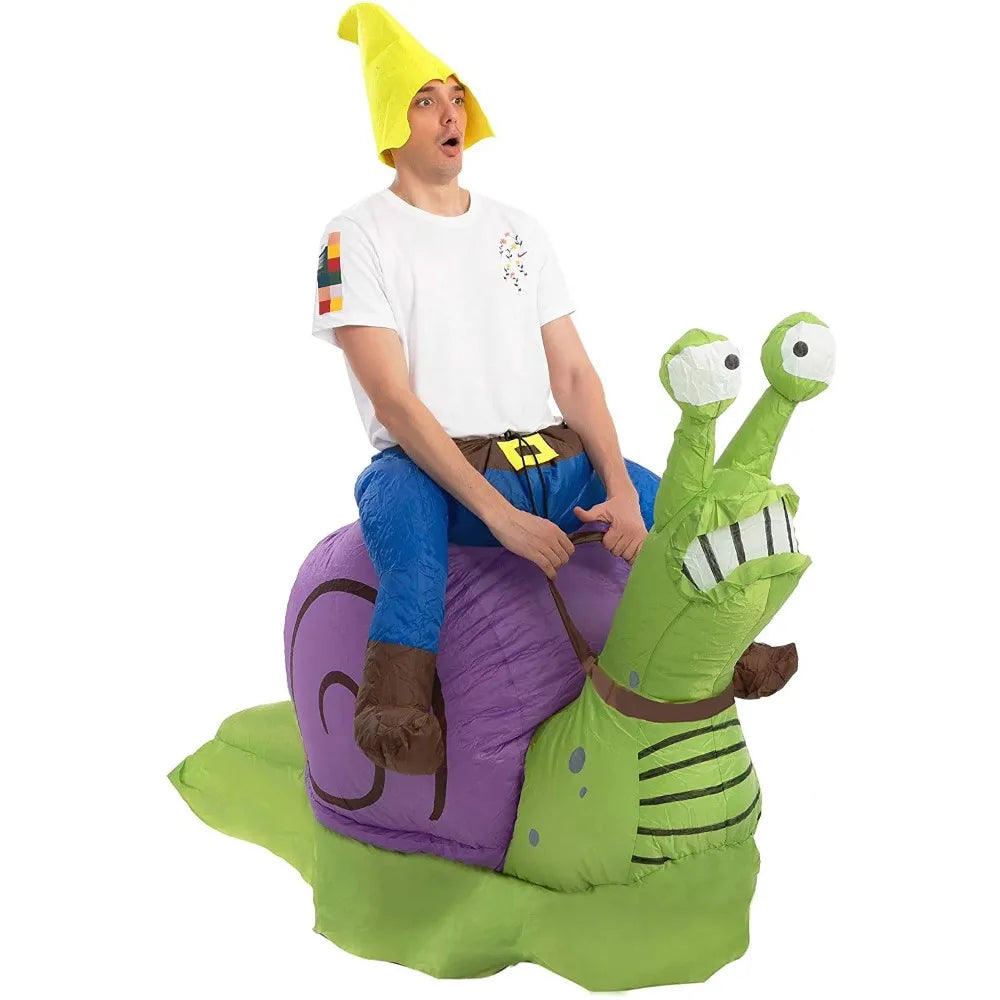 Nafukovací kostým šnek Spongebob