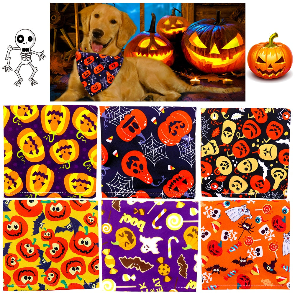 Set šátků pro psy Halloween