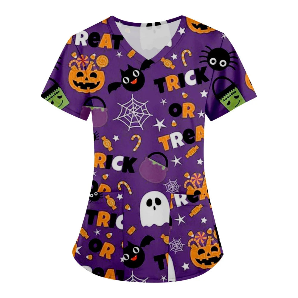 Dámské triko se vzorem Halloween