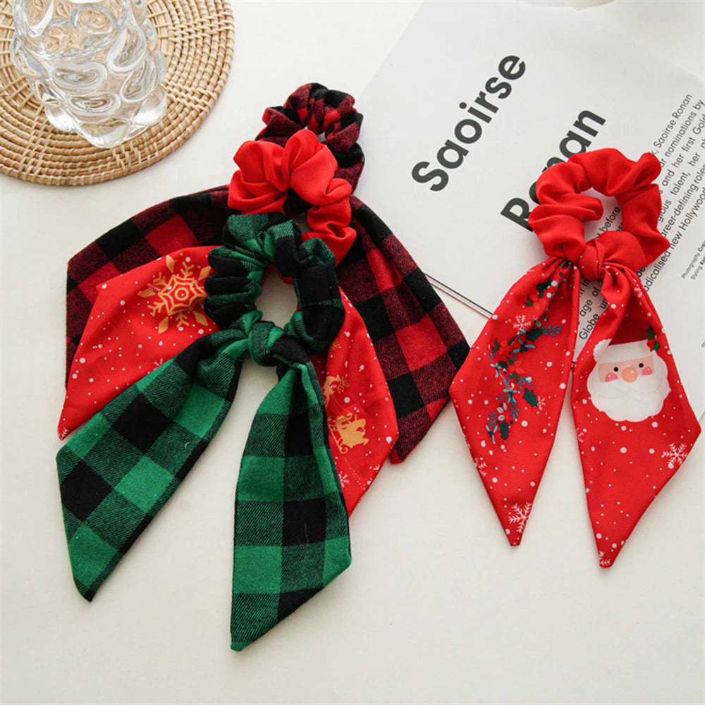 Vánoční scrunchies