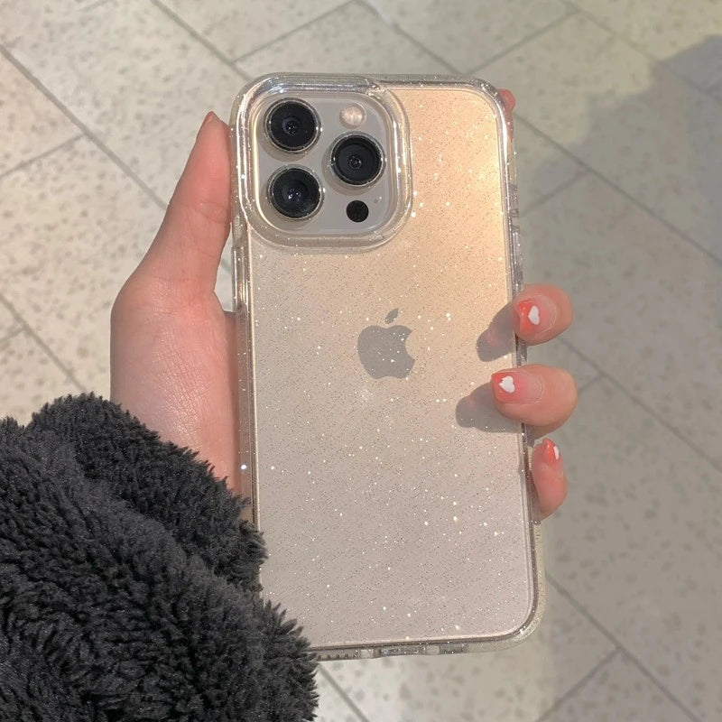 Kryt na IPhone se třpytkami