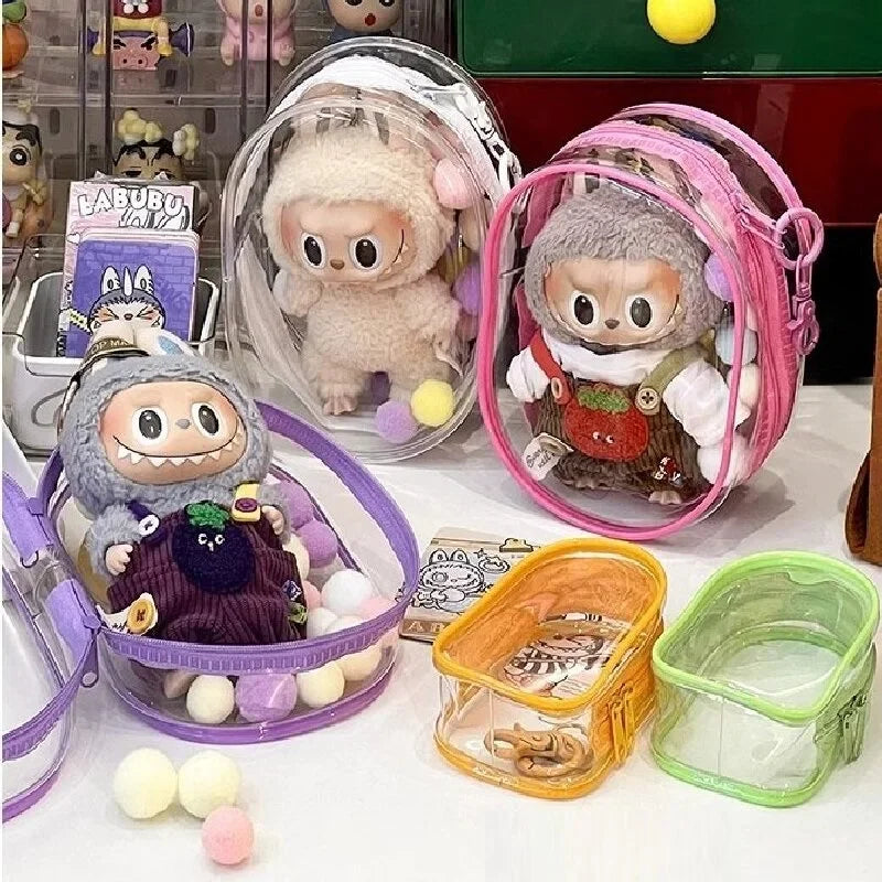 Transparentní taška na Labubu