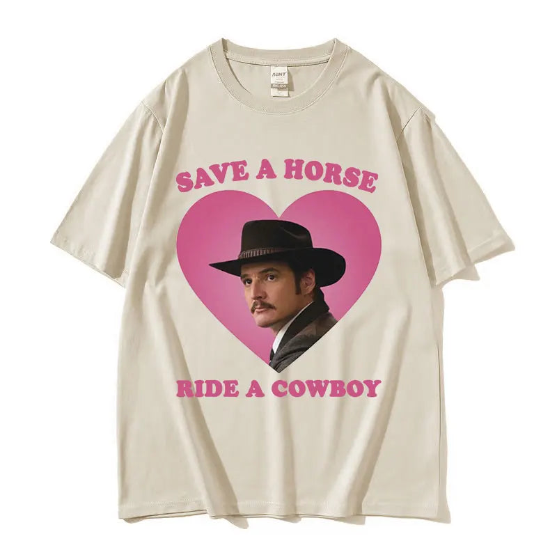 Triko Pedro Pascal Save a horse