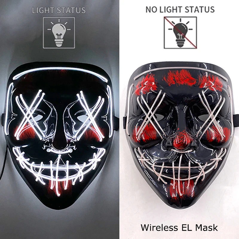 Neonová Led maska