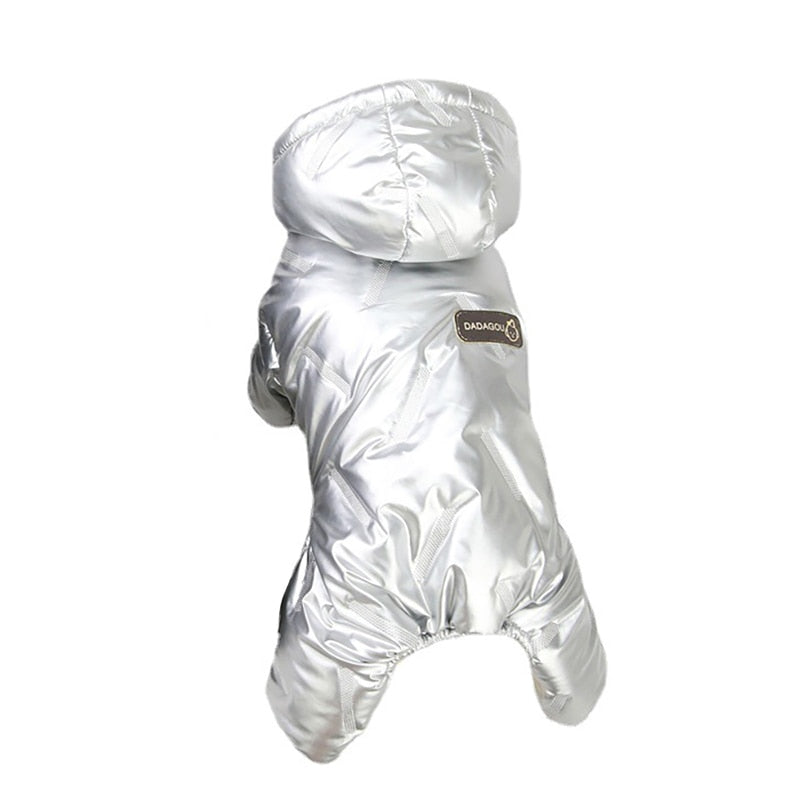 Metalická bunda pro psy