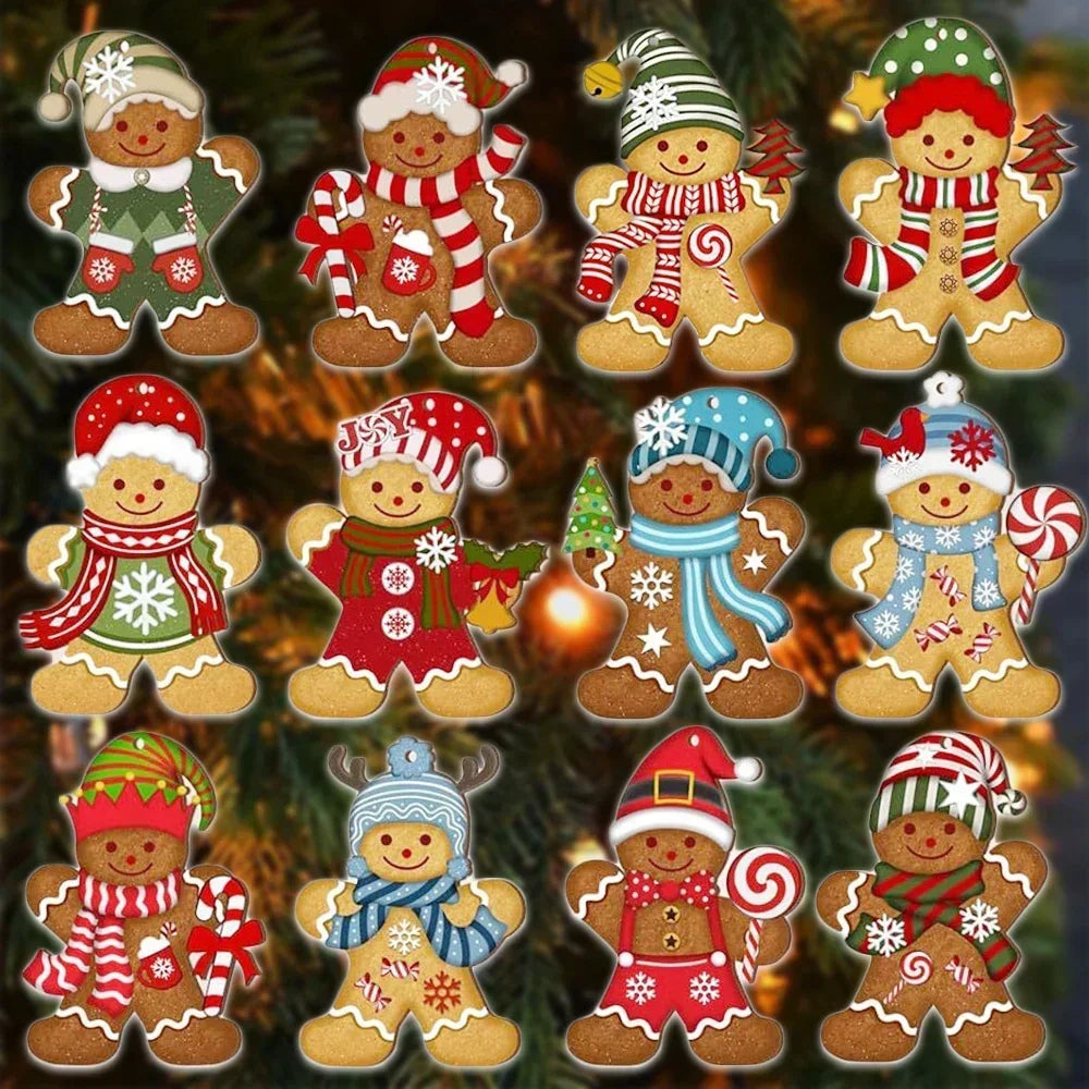 Perníčkové ornamenty na stromeček