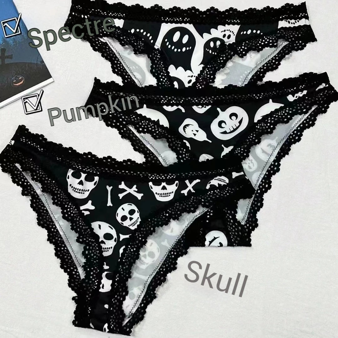 Kalhotky Halloween s krajkou