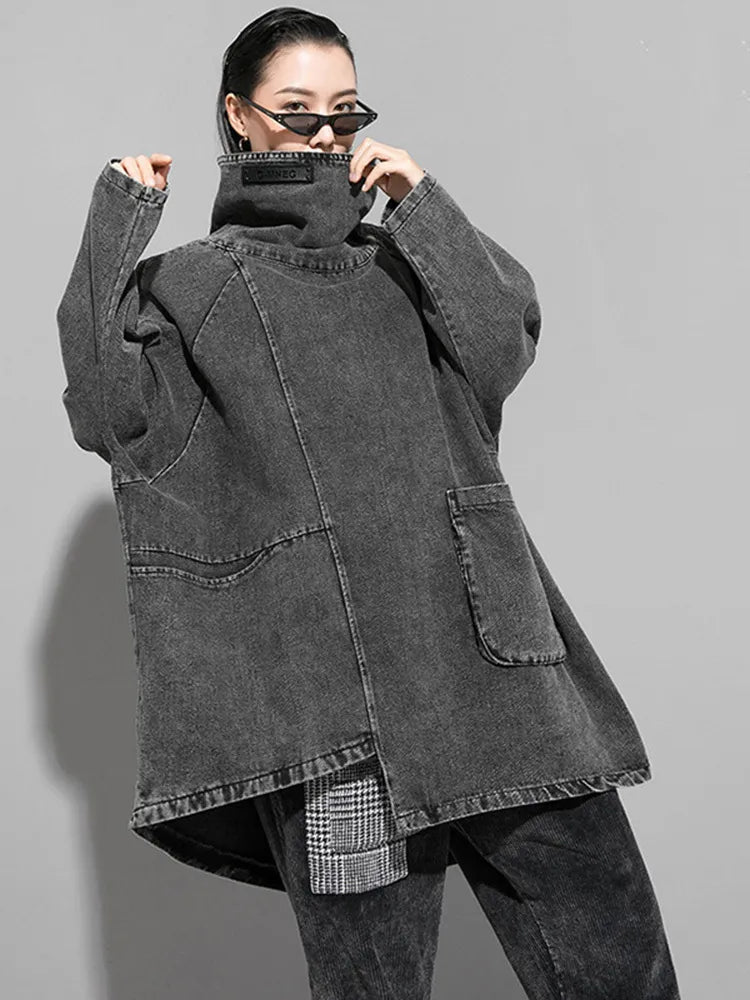 Dámská denim mikina