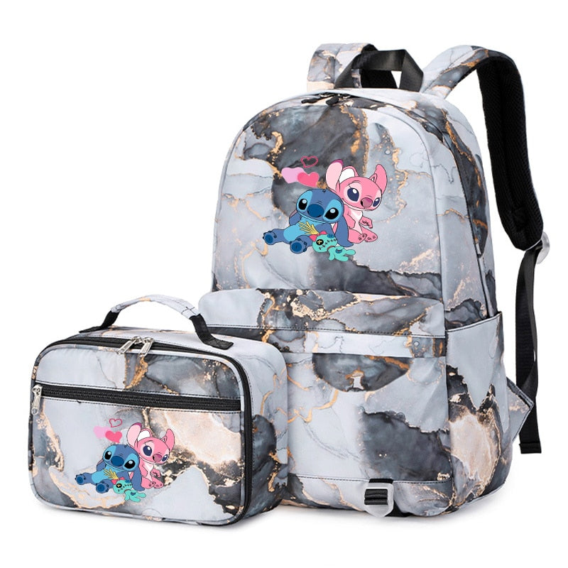 Školní batoh a taška na oběd Stitch