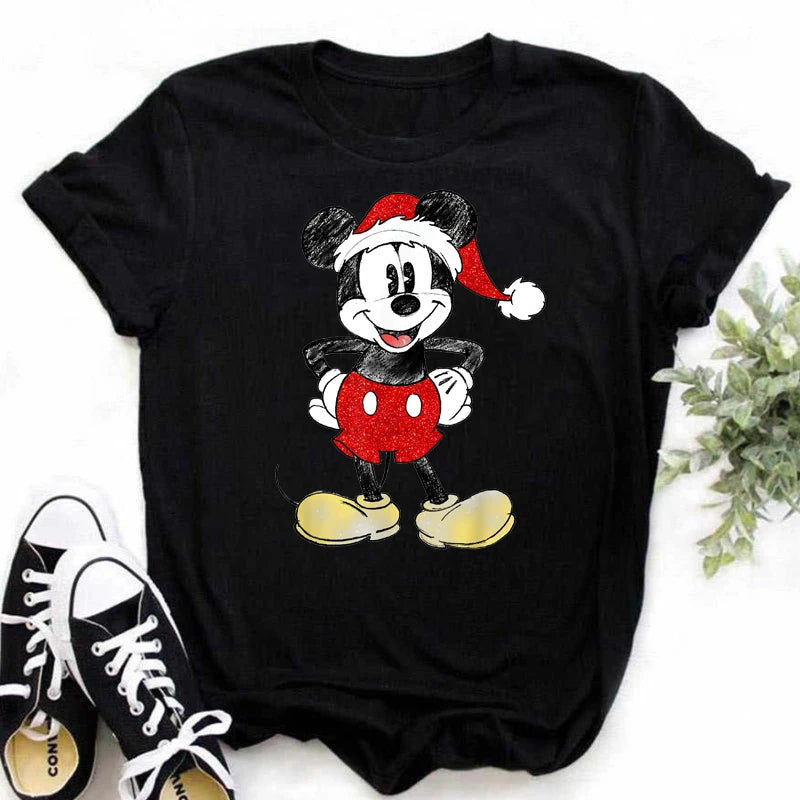 Dámské vánoční triko Mickey