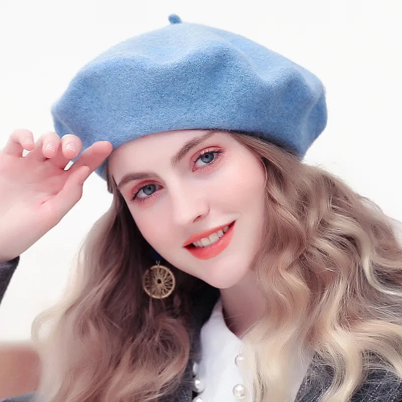 Dámský vlněný beret