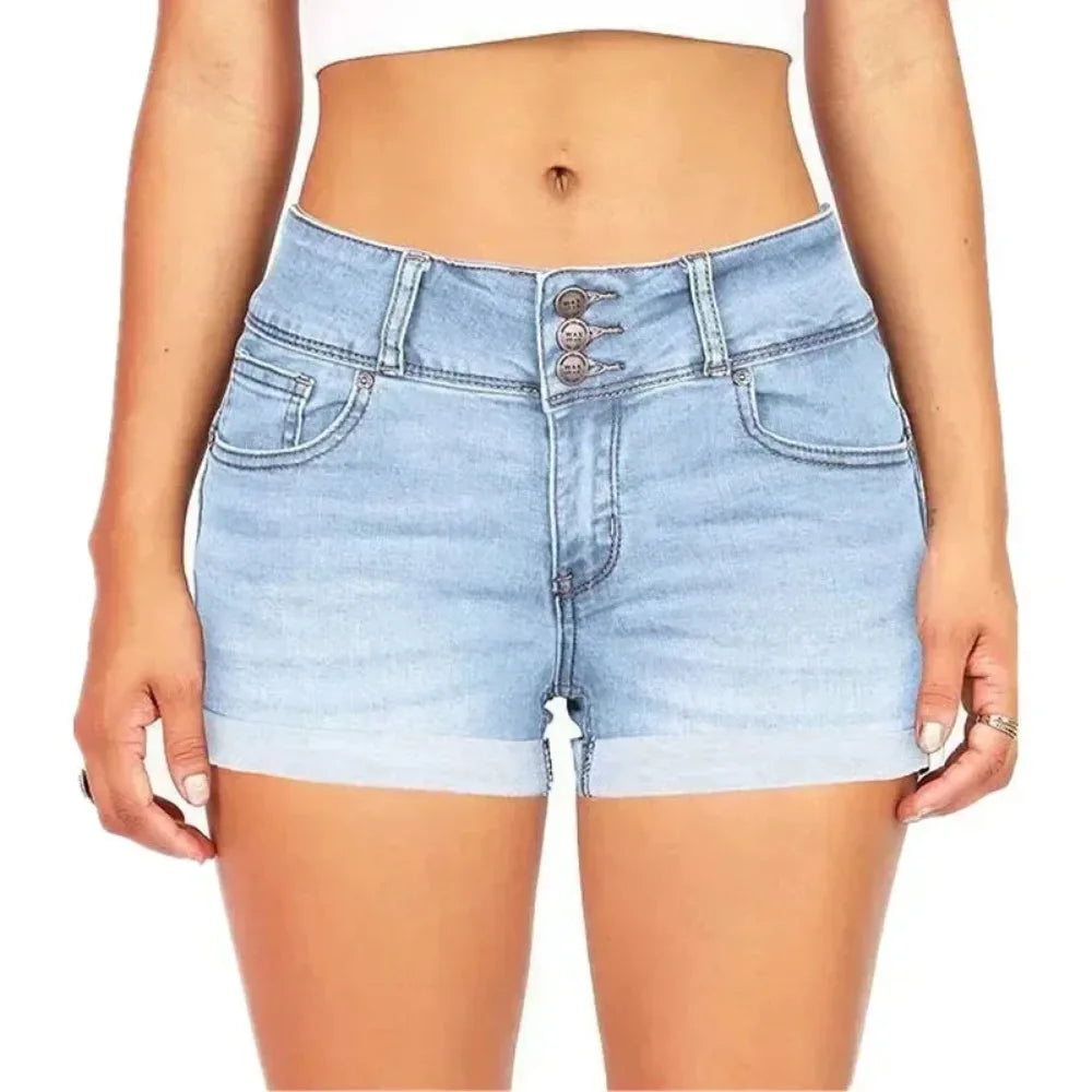 Dámské high waisted kraťasy