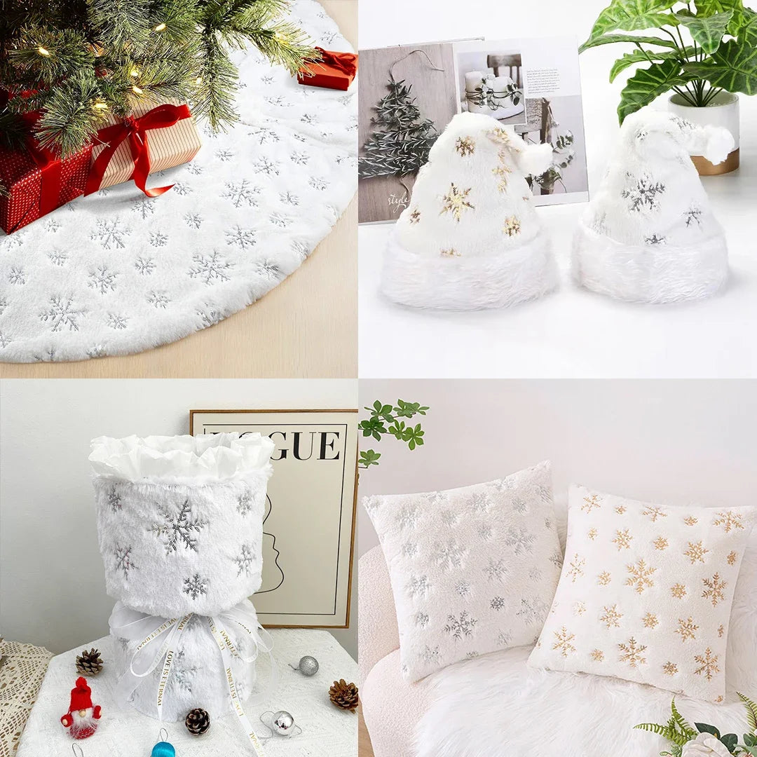 Textil s vločkami