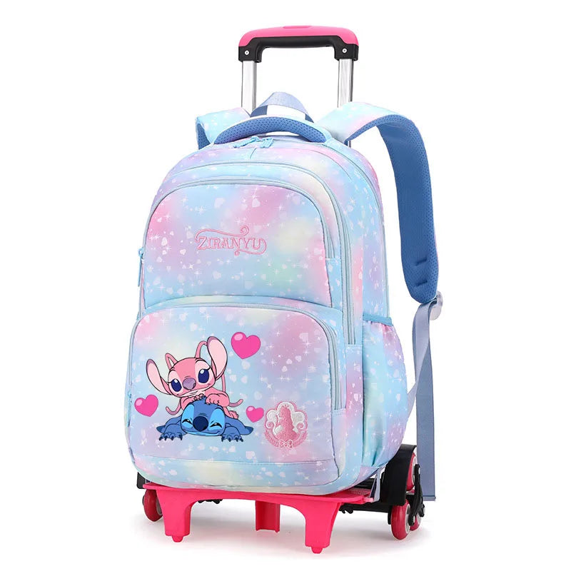 Batoh s potiskem Stitch na kolečkách
