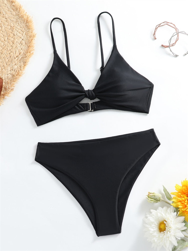 Dámské high waisted bikiny