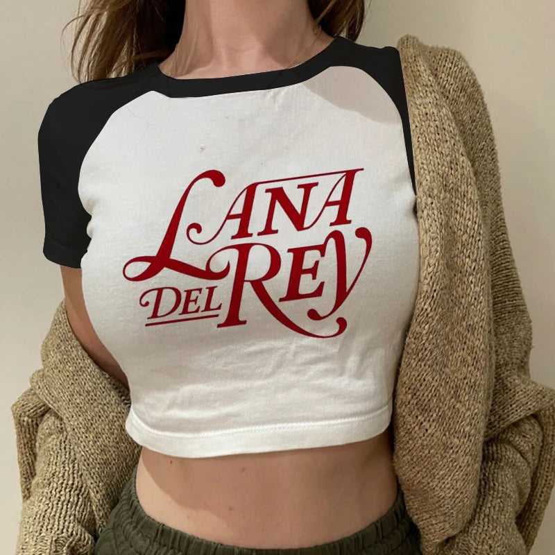Dámský croptop Lana Del Rey