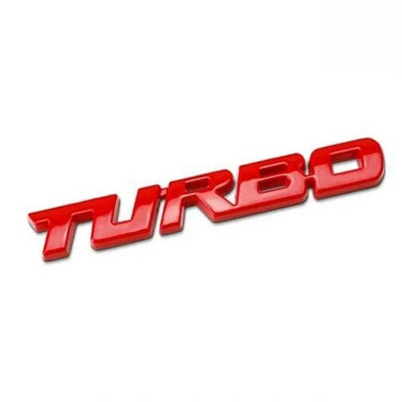 Samolepka Turbo na auto