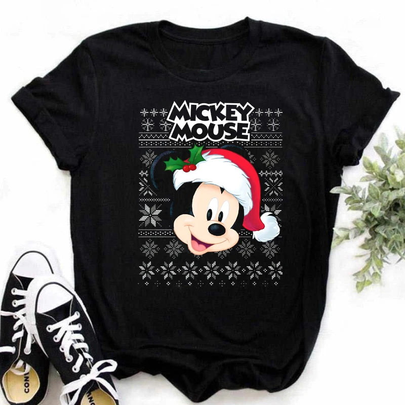 Dámské vánoční triko Mickey