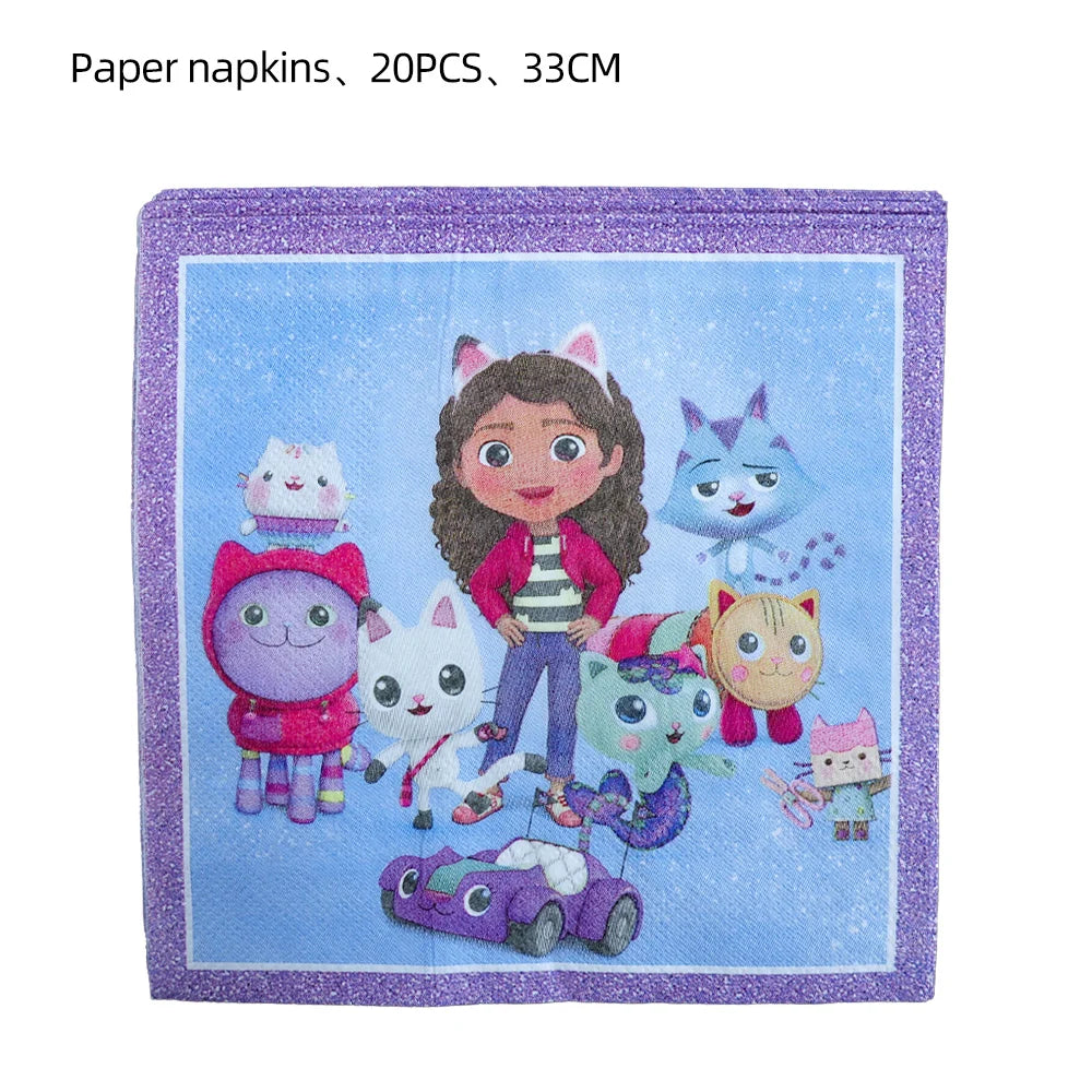 Doplňky na oslavu Gabby Dollhouse