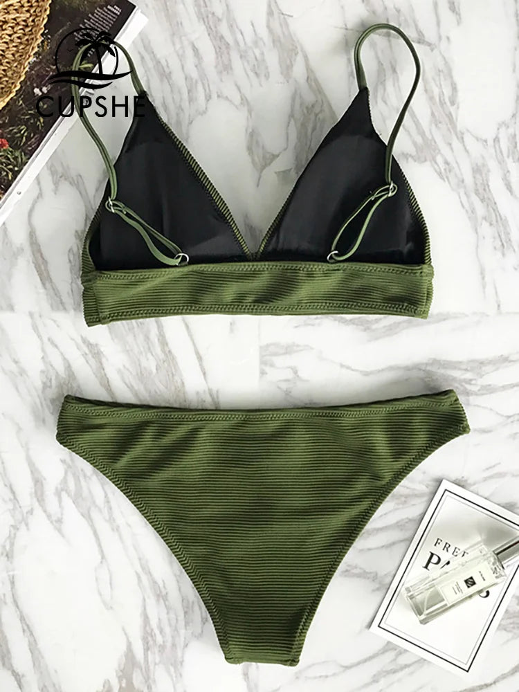 Dámské jednobarevné bikiny
