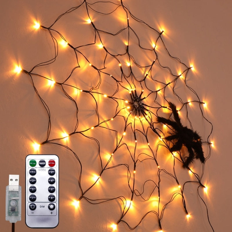 LED pavoučí síť