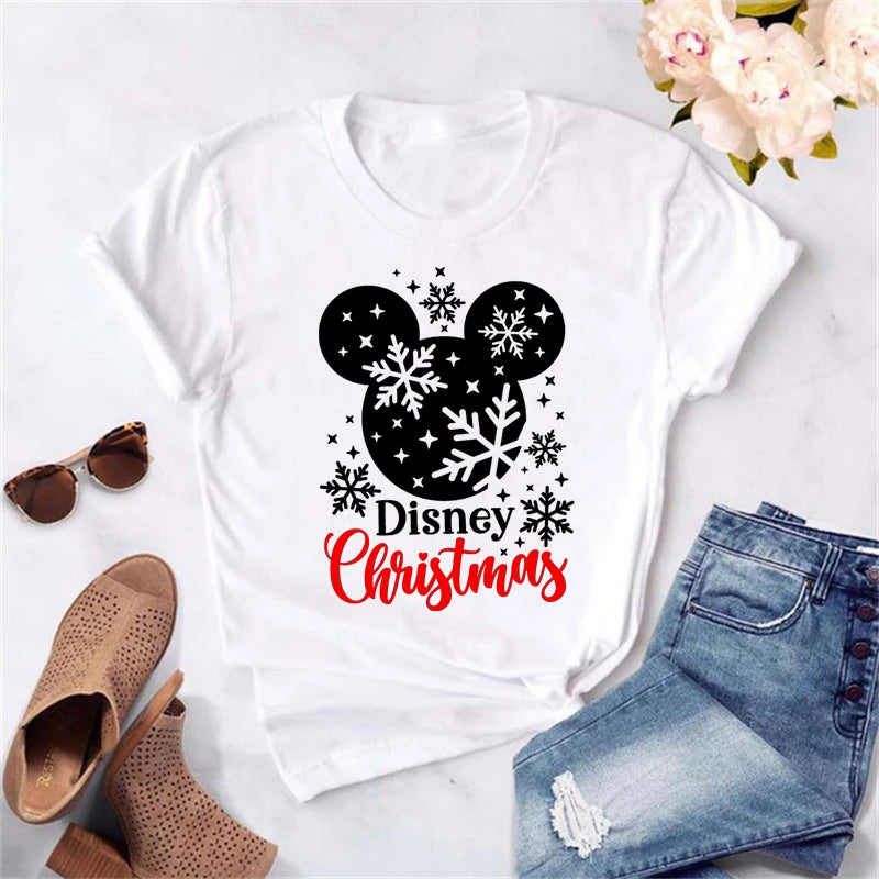 Dámské vánoční triko Mickey